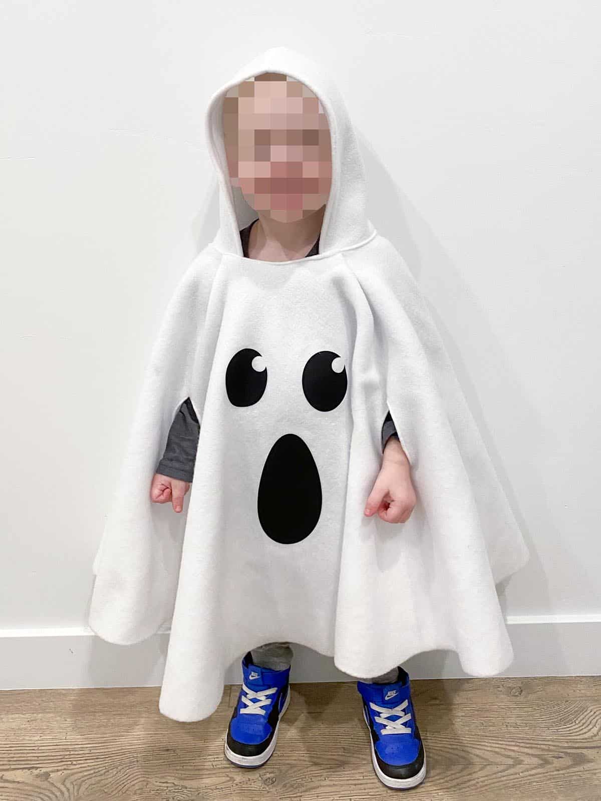 diy ghost halloween costume for toddlers