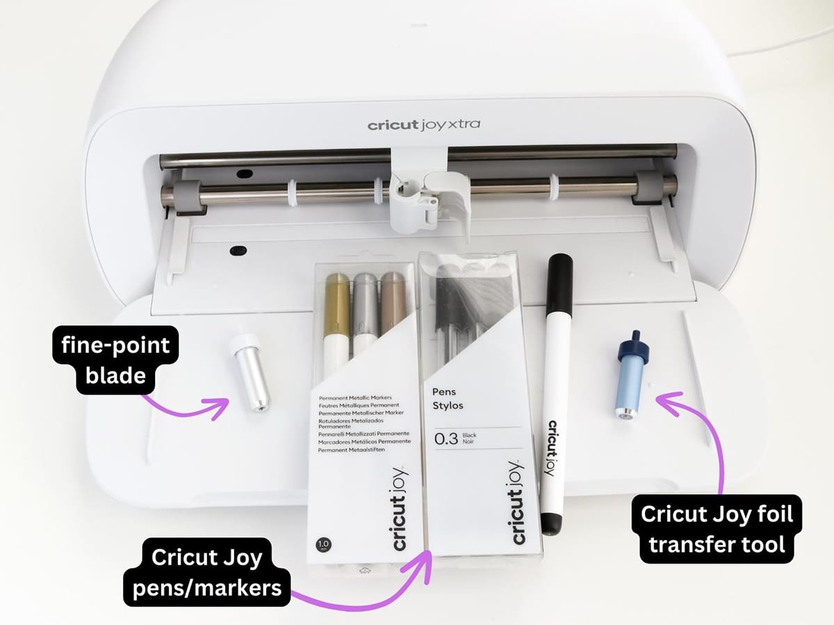 compatible tools with the Cricut Joy Xtra