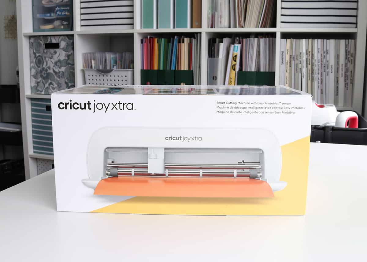 new Cricut Joy Xtra machine in its box