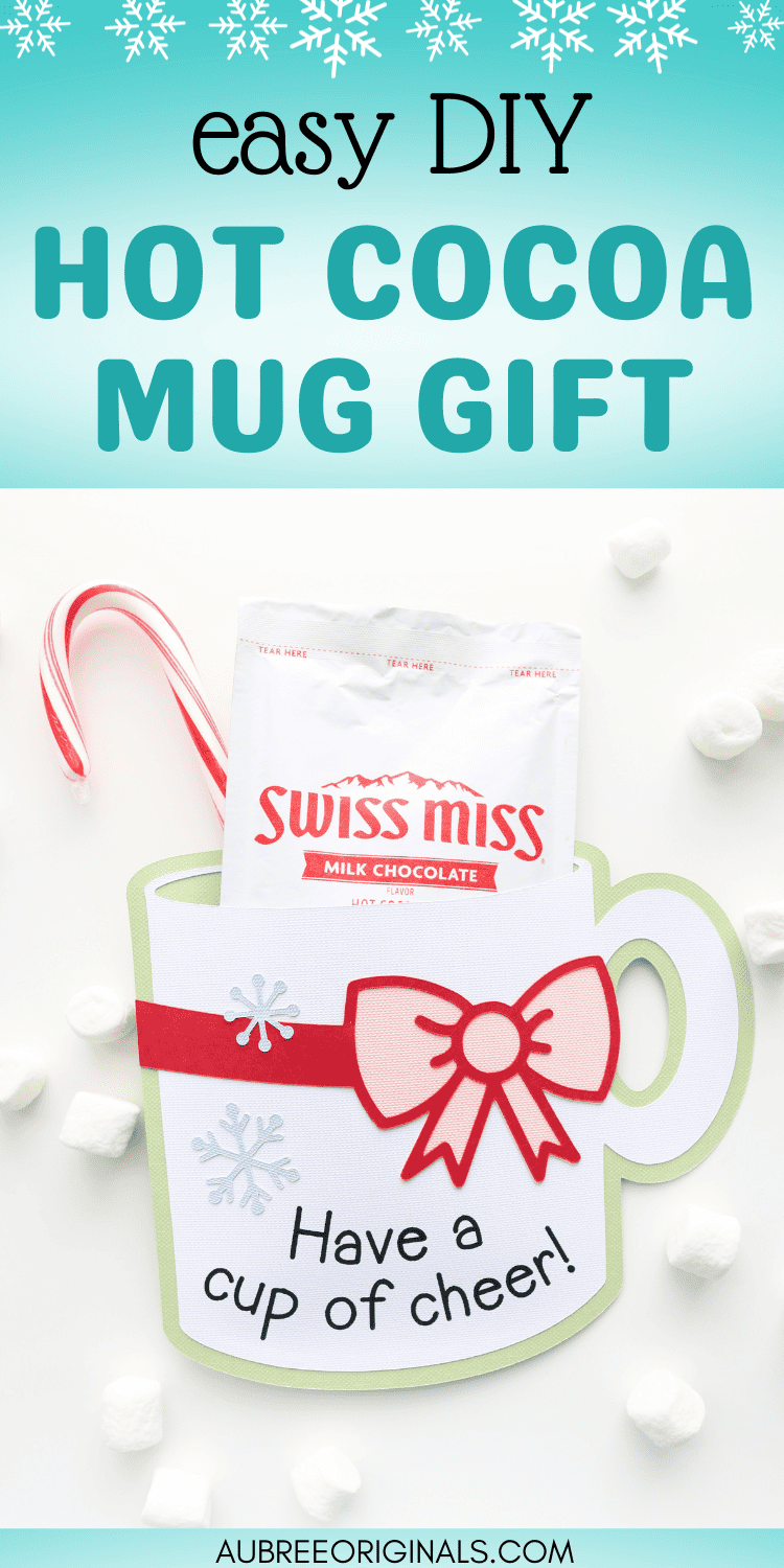 DIY hot cocoa mug gift idea