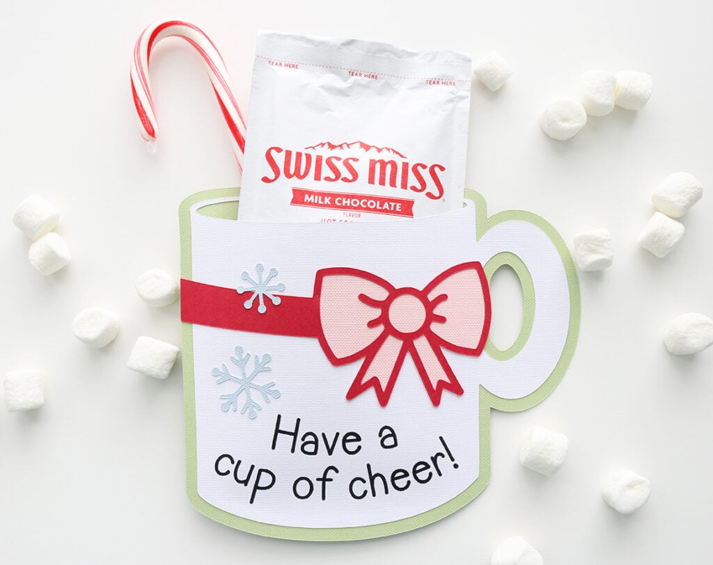 diy hot cocoa gift holder