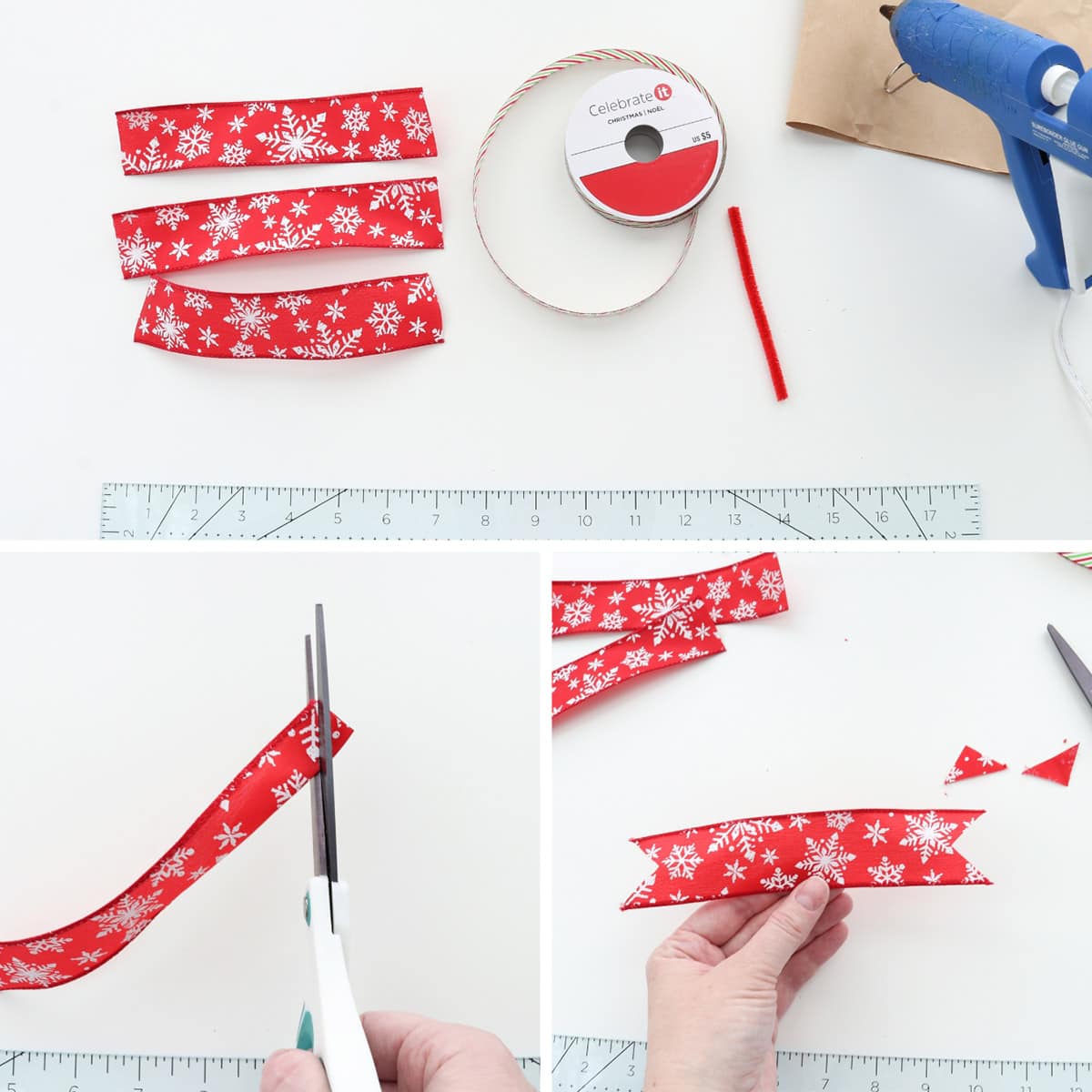 how to make simple ribbon bows