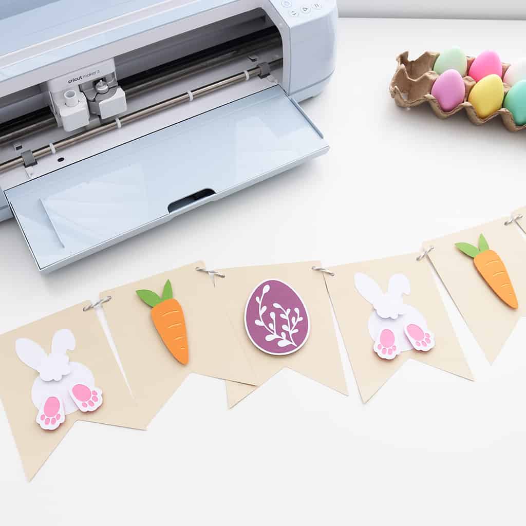 paper craft Easter banner