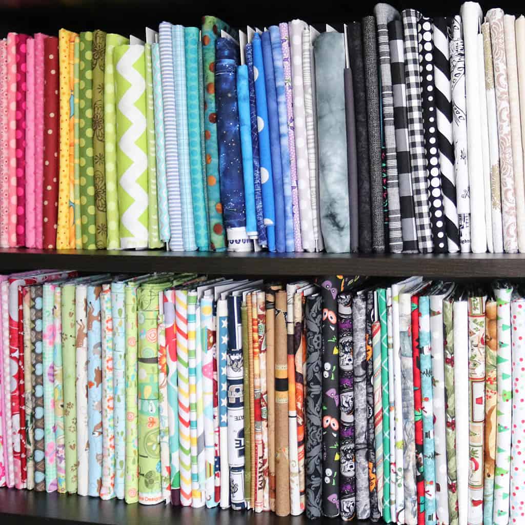 how to organize fabric