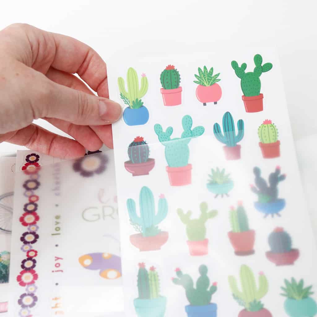 diy sticker organizers