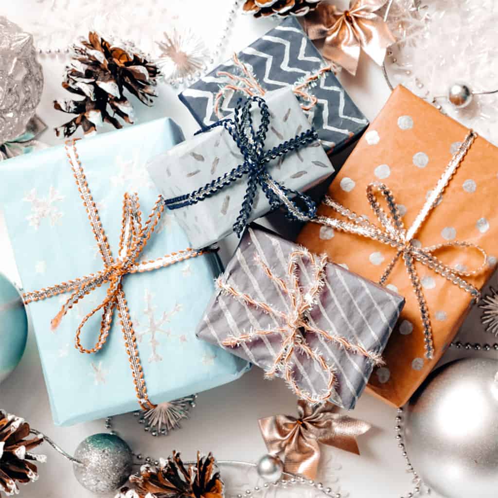 wrapped gifts