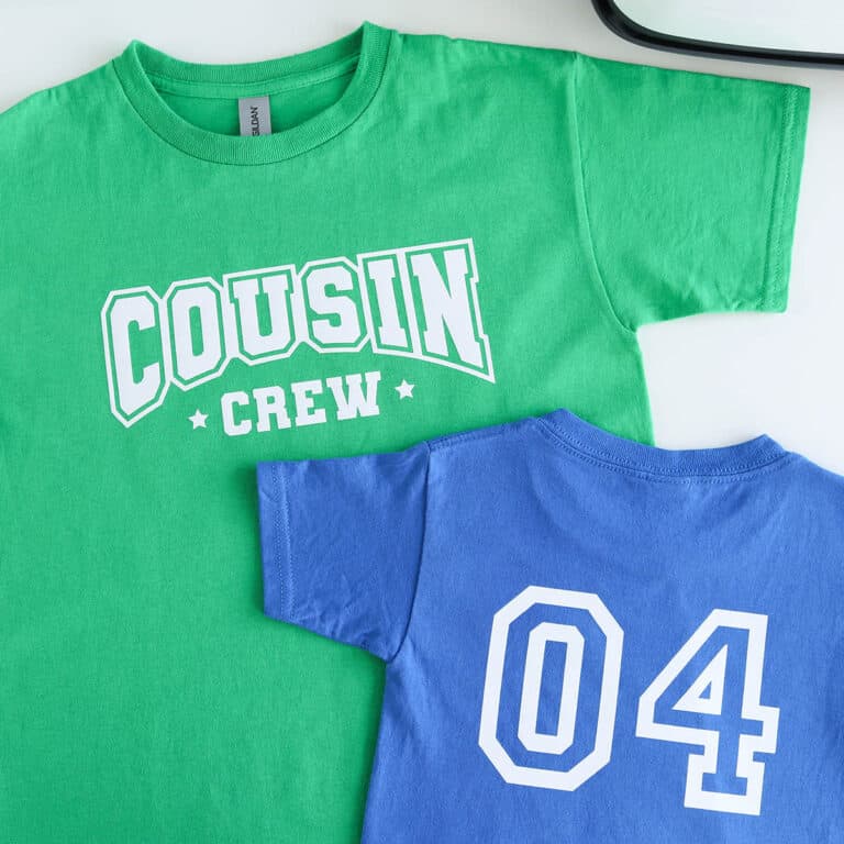diy cousin crew shirts