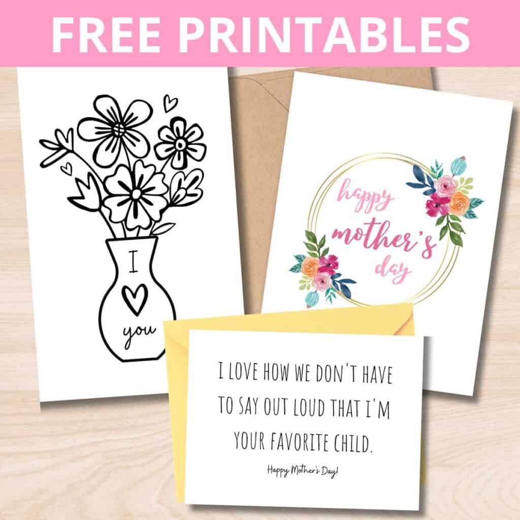 free printable mothers day cards