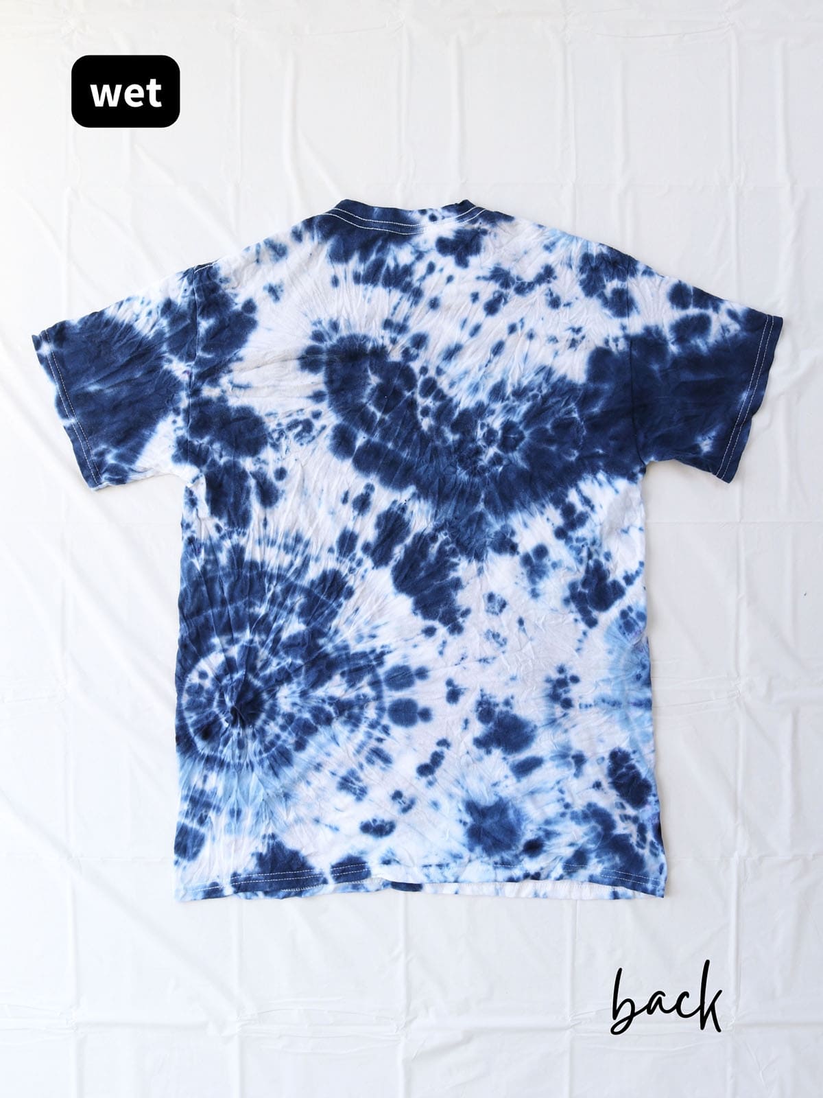DIY geode tie dye shirt with Tulip dye